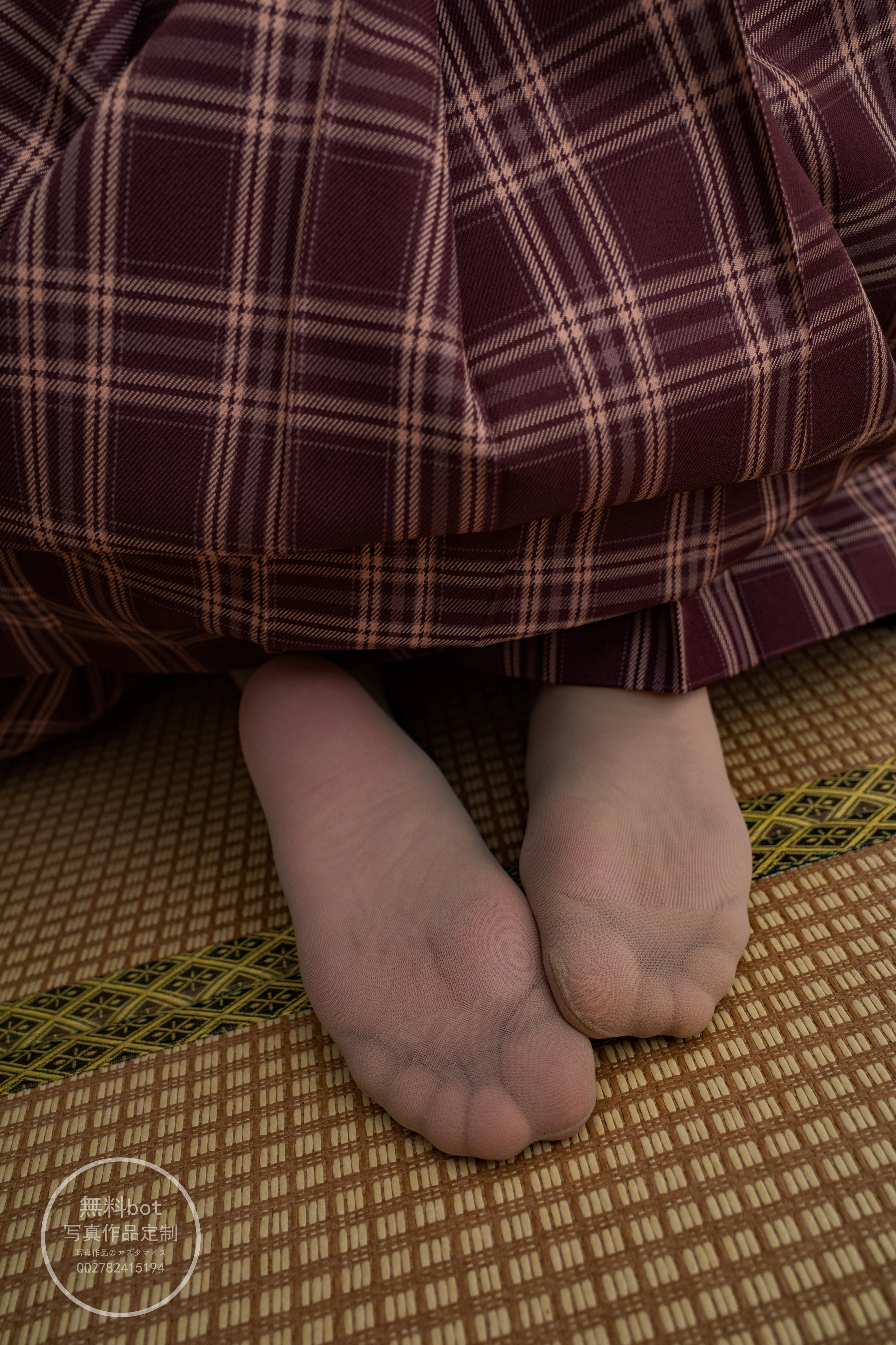 森萝财团 有料003  依依 肉丝百褶小红裙 [95P]插图8